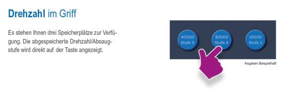 Fußpflegegerät mit Absaugung Medeas Chrome 40.000 U/Min.